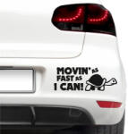 4 Decor Sticker auto - Movin