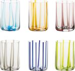Zafferano Pahare Tirache cu dungi 350 ml 6 buc (TR00198) Pahar