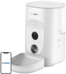 Dogness F15 WiFi 4L-es intelligens ételadagoló kamerával, műanyag edénnyel (fehér) (F15 Melamine)