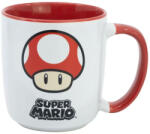 Stor Super Mario Mushroom porcelán bögre 415 ml (14 oz) Díszdobozban NETE75918 (NETE75918)