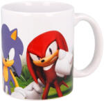Stor Sonic a sündisznó Power Trio porcelán bögre 325 ml (11 oz) Díszdobozban STF00497 (STF00497)