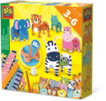 SES Creative Set creativ copii - Animale din benzi de hartie (14041)