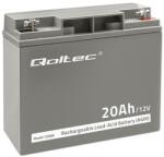 Qoltec AGM akkumulátor | 12V | 20Ah | Karbantartásmentes | Hatékony | Hosszú élettartamú | UPS-hez, robogóhoz (53066)