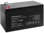 Qoltec AGM akkumulátor | 12V | 1.3Ah | Karbantartásmentes | Hatékony | Hosszú élettartamú | UPS-hez, mérleghez, pénztárgéphez (53040)