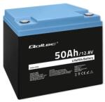 Qoltec LiFePO4 lítium-vas-foszfát akkumulátor | 12, 8V | 50Ah | 640Wh | BMS (53704)