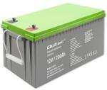 Qoltec Mélyciklusú Gél Akkumulátor | 12V | 200Ah | 62, 5kg | Karbantartásmentes | Professzionális | Hosszú Élettartam | Napelem, Szünetmentes Tápegység, Lakóautó (53079)