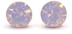  Kristály fülbevaló rose water opal színű chaton 8 mm (300305)