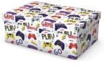 Cardex Díszdoboz T3 papírból videójáték mintával 24x16x9 cm 41959 CSOM653