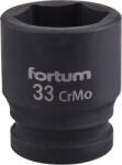 Fortum gépi dugófej 3/4", 33mm, L 57 mm, feketített (4703033) - megatool