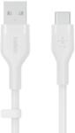 Belkin Cablu de date Belkin Boost Charge USB-A TO USB-C Silicone 2m Alb (BEL-0212)