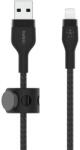 Belkin Cablu Date Belkin Boost Charge USB-A TO Ltg_Braided Silicone 1m Negru (BEL-0228)