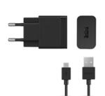 Sony USB-A hálózati töltő + USB-C kábel fekete 'Gigapack csomagolás' (UCH12_UCB20) (UCH12_UCB20 Giga)