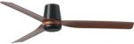 Faro Barcelona Ventilator de tavan FARO 33831WT PUNT TUB M maro/negru d. 132 cm WT + telecomandă (FA33831WT)