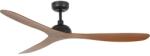 Faro Barcelona Ventilator de tavan FARO 33447WT GOTLAND L maro/negru d. 132 cm WT + telecomandă (FA33447WT)