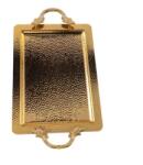 Osena Tava Servire Osena Dreptunghiulara Cu Manere Deco Art 42 x 25Cm Auriu (95-323-K-4-18) Tava