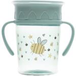 Lorelli Неразливаща се чаша с дръжки Lorelli My Friend - 360°, 275 ml, зелена (10230520006)