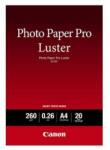 Canon Photo Paper Pro Luster, fotópapírok, fényes, fehér, A4, 260 g/m2, 20 db, 6211B006, inkoustový (6211B006)