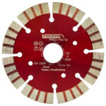 Flexmann For Cut Gyémánttárcsa PRO 115x3, 0x12, 8x22, 2mm turbo Piros szegmentált (PRO-115-12) - platinashop