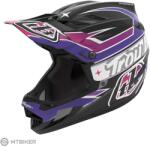Troy Lee Designs D4 POLYACRYLITE sisak, lineáris fekete (L (58-59 cm))