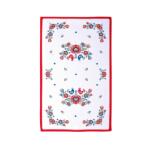 Forbyt konyharuha, 72 × 44 cm, folklór, piros