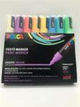 uni Dekormarker készlet, 1, 8-2, 5 mm, UNI Posca PC-5M, 8 különböző pasztell szín