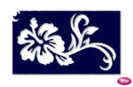  Tytoo testfestő minta sablon 5x8cm VI-12 Hawaii virág (TY-VI-12)