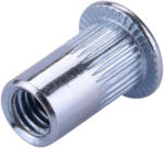 Fortum piuliță nit klt. 30 buc, M5, POP-NUT, oțel galvanizat, rotund, deschis, margine plată, crestat FORTUM Cleste