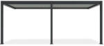  SUN ELEGANCE WALL 3x6 m Motoros light grey terasz pergola + LED világítás