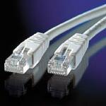 Roline 21.15. 0830 : : S-FTP Patch кабел, Cat. 6, PIMF, 0.5 м, сив, AWG26