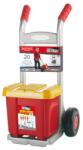 Ecoiffier Cărucior cu cutie cu scule 20 accesorii (E 2381) Set bricolaj copii