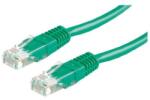 Roline 21.15. 1533 : : UTP Patch кабел, Cat. 6, 1.0 м, зелен, AWG26