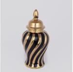 Eurolamp Kerámia tégely 30x14, 8 cm arany/fekete 752-20034 (EU0500)