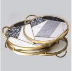 Eurolamp KÉSZLET 2x Dekoratív tálca átm. 35/30 cm arany 752-16039 (EU0472)