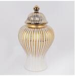 Eurolamp Kerámia tégely 35x18, 5 cm arany/fehér 752-20194 (EU0518)