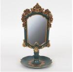 EUROLAMP Álló tükör 27, 2x15, 3 cm zöld/arany 751-12034 (EU0467)