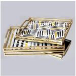 Eurolamp KÉSZLET 2x Dekoratív tálca 40x30/35x25 cm arany 752-16043 (EU0474)