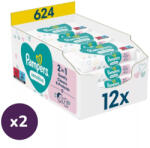 Pampers Sensitive nedves törlőkendő 2x12x52 db