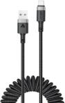 ACEFAST C14-04 USB-A - USB-C Kábel Rugós 480Mb/s 3A 1, 2m - Fekete (C14-04)