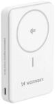 Wozinsky Powerbank Wozinsky WLWP-10KA0Y3WS 22, 5W PD Qi2 10000 mAh, állvánnyal, 1x USB-A, 1x USB-C - fehér (WLWP-10KA0Y3WS)