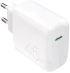 PURO PROLITE 45W USB-C Fali Töltő - Fehér (PUTCUSBC45WDYWHI)