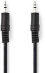 Nedis 3, 5 mm-es sztereó audiokábel 1.5m fekete (CAGP22000BK15) (CAGP22000BK15)