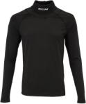 CCM Neck Guard Top LS Black Junior Kompressziós póló XS
