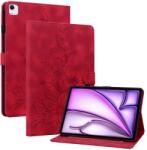  ART LILY Husă tip carte pentru Apple iPad Air 11 2026 / 2025 / 2024 roșie