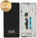 Xiaomi Redmi Note 13 5G 2312DRAABC - LCD Kijelző + Érintőüveg + Keret (Arctic White) - 5600040N1700 Genuine Service Pack, Arctic White