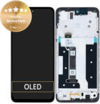 Motorola Moto G35 5G - LCD Kijelző + Érintőüveg + Keret (Black) - 5D68C28856 Genuine Service Pack, Black