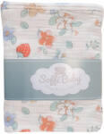 Soffi Baby takaró muszlin dupla epres 70x90cm - babymax