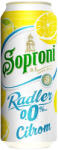 Soproni 0, 5l zéro citrom 0, 0% DRS