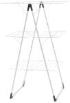 Brabantia Tower Drying Rack 3 szintes ruhaszárító állvány kompakt kialakítással a szűkös helyekre, 23m szárítási hossz, 20kg teherbírás, összecsukható, acél, fehér - 477843 (477843) Ruhaszárító