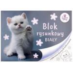 Beniamin Sweet Pets cicás vázlatfüzet - fekvő A4 - 20 lapos - fehér cicás (IMO-BEN-112592CICA)