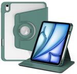  CRYSTAL FLEXI 2 az 1-ben Flip tok a Apple iPad Air 11 2025 / Air 11 2024 színhez sötétzöld